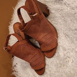 A.N.A Open Toe Heels Size 7.5